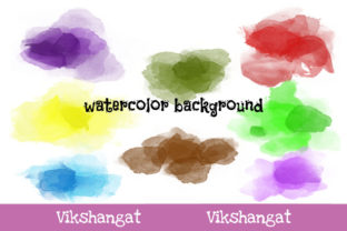 8 Watercolor Splash Bundles Background