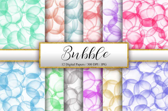 Bubble Watercolor Ink Background for Creative Sellers