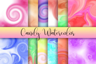 Candy Watercolor Background for Etsy & Print-on-Demand Sellers