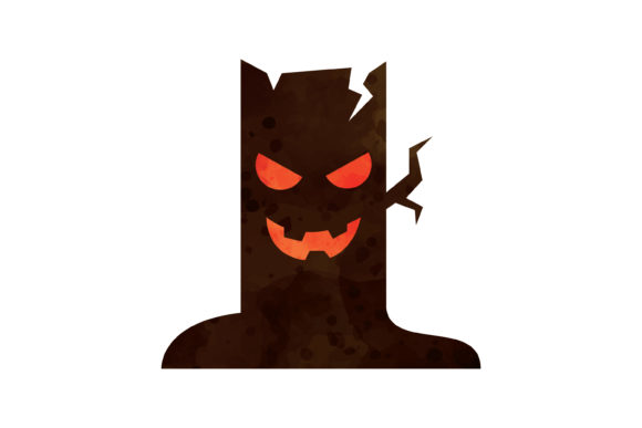 Halloween Watercolor Icon Tree: Festive, Organic Icons for Seasonal Branding