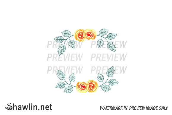 Rose Flower Border Watercolor for Web Elements That Feel Fresh & Feminine