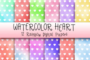 Watercolor Heart Digital Papers: A Designer’s Honest Review