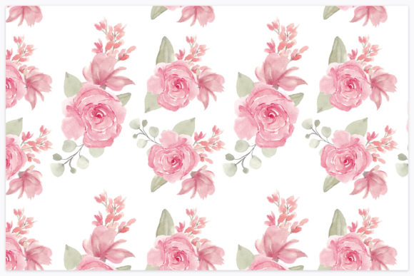 Watercolor Paint Flower Repeat Pattern Review