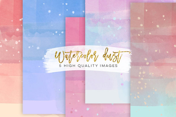 Watercolor Planner Stickers Clip Art for Local Branding & Packaging