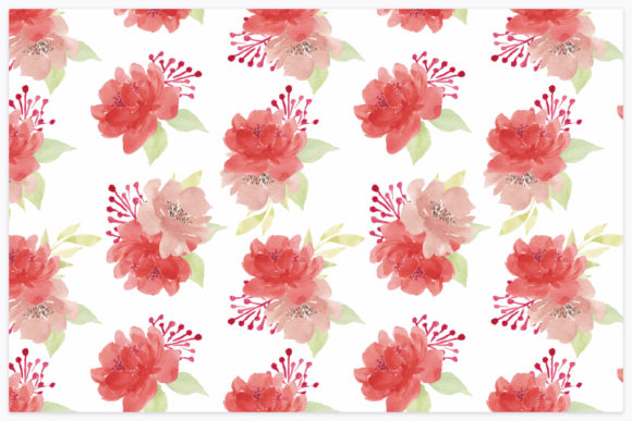 Watercolor Red Floral Seamless Pattern: A Designer’s Review for Branding & Marketing