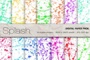 Watercolor Splash Backgrounds for Creative Blog Design