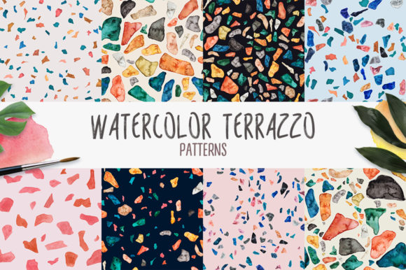 Watercolor Terrazzo Patterns: A Brand Designer’s Real-World Review for Local Business Branding
